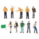 thumbnail image 1 of 11 Piezas 1:64 Macarena Personajes Miniatura Paisaje Escenario de juguetes, 1 of 8