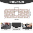 thumbnail image 2 of Pofeuu Cute Rabbit Print Splash Guard for Sink Faucet Sink Gadgets-Splash Guard Behind Faucet Drip Catcher for Kitchen, Bathroom,Sink Mat, 2 of 7