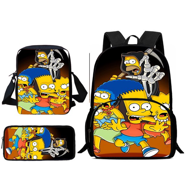 Juego de 3 piezas para niños y niñas, mochilas escolares de gran capacidad, bolso de hombro, estuche para lápices, el mejor regalo