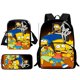 thumbnail image 1 of Juego de 3 piezas para niños y niñas, mochilas escolares de gran capacidad, bolso de hombro, estuche para lápices, el mejor regalo, 1 of 4