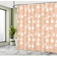 thumbnail image 4 of Ambesonne Floral Shower Curtain, Rhythmic White Cosmos Flower, 69"Wx75"L, Lime Green Mustard, 4 of 4