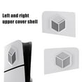 thumbnail image 3 of Faceplate Cover for PS5 Slim Console, Left and Right Upper Covers, Anti-Scratch Dustproof Protective Cover Accessories, 3 of 7