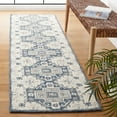 thumbnail image 2 of SAFAVIEH Metro Kenelm Geometric Runner Rug, Ivory/Dark Grey, 2'3" x 8', 2 of 8