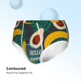 Adobk Banana And Avocado Print Boys Soft Cotton Underwear For Toddler