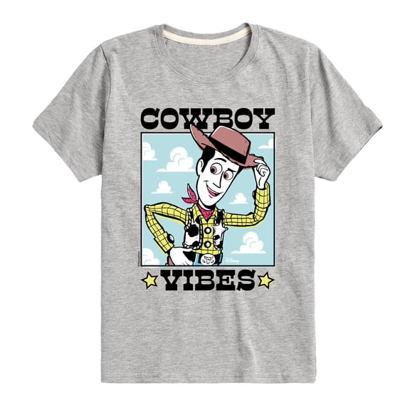 Toy Story 4 - Cowboy Vibes - Toddler & Youth Short Sleeve Graphic T-Shirt