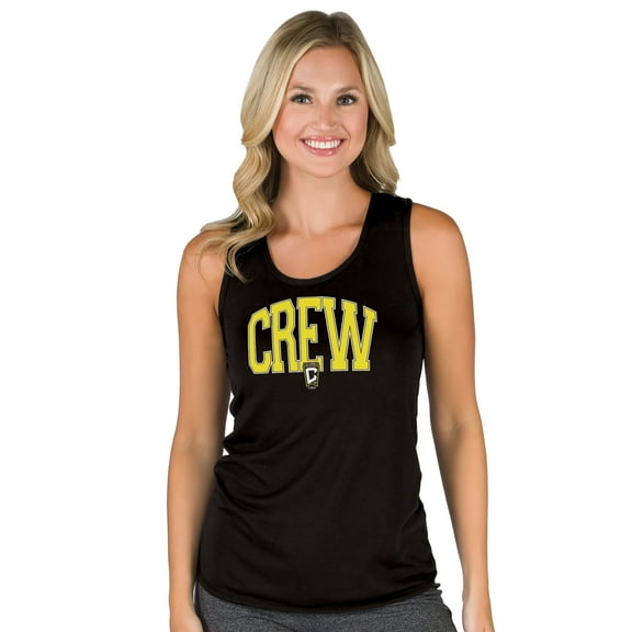 Women's Concepts Sport Black Columbus Crew Marathon Racerback Scoop Neck Tank Top