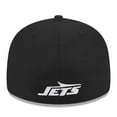 thumbnail image 4 of Men's New Era Black New York Jets Omaha Low Profile 59FIFTY Fitted Hat, 4 of 6