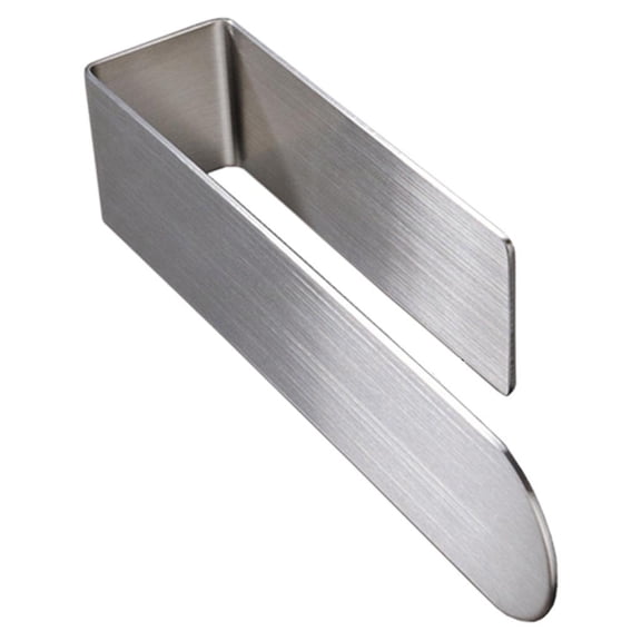 Self Adhesive Hand Towel Holder for Bathroom Stainless Steel Adhesive Towel Drilling Hand Towel Hanger Stick on Wall Brushed - 20cm