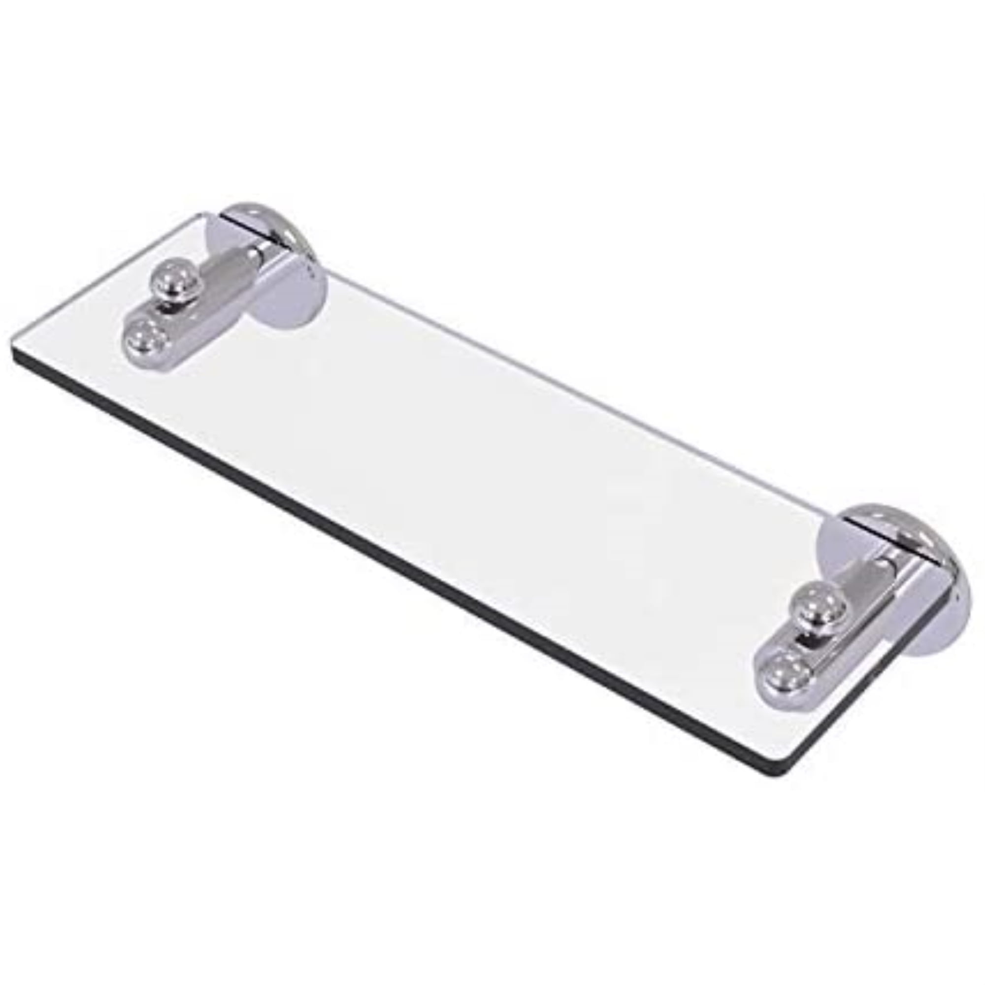 Soho Collection 16 Inch Glass Vanity Shelf with Beveled Edges SH1/16