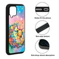 thumbnail image 2 of WIRESTER Shockproof Soft Rubber Cover Case for Samsung Galaxy A12 A125 5G 6.5" 2020, Colorful Sad Moon Happy Sun, 2 of 5
