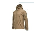 thumbnail image 1 of Big Size Men Camouflage Jacket Shark Soft Shell Military Tactical Jacket Men Waterproof Warm Windbreaker, 1 of 14