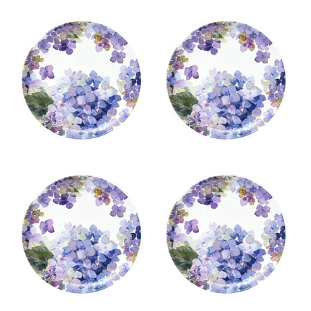 Better Homes & Gardens Hydrangea Purple Melamine Salad Plate, Set of (Best Garden Salad Ever)