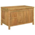 thumbnail image 2 of vidaXL Outdoor Storage Box Patio Furniture Garden Storage Chest Seat Bamboo, 2 of 26