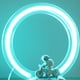 thumbnail image 2 of Lámpara Adornos de escritorio con enchufe USB de luz de ambiente de astronauta de resina para fiesta de boda, 2 of 6