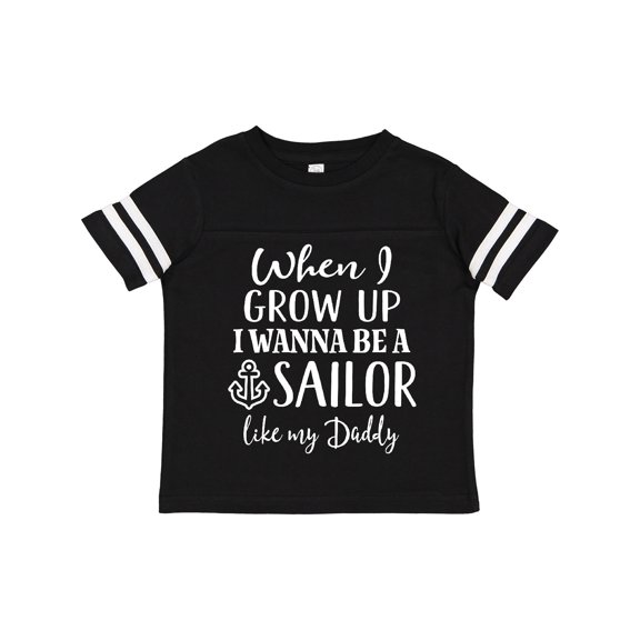 Inktastic Future Sailor Like Daddy Boys Toddler T-Shirt