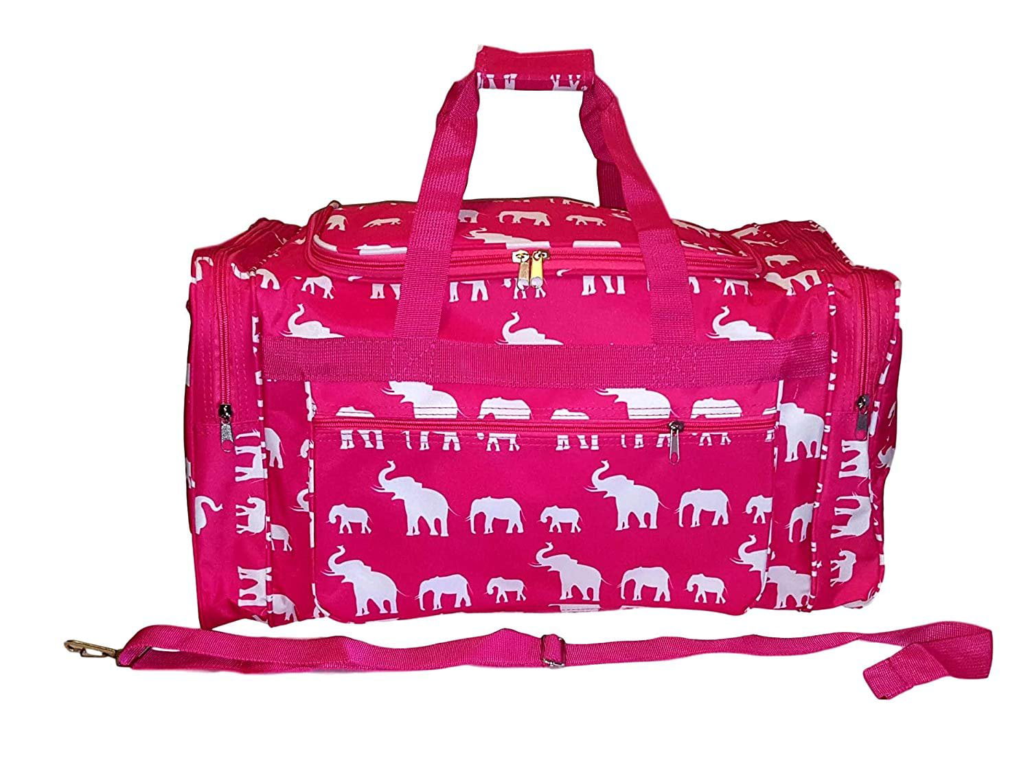 Jacks Outlet Elephant Art On Red Sports Bag