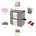thumbnail image 4 of Foldable Clothes Storage Bags Clothes Organizer Bin with Clear Windows for Clothes Bedding Spider Webs, 4 of 6
