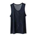 thumbnail image 4 of Men's Summer Round Neck For Fitness And Sports Scene Thin Casual Style Solid Color Undershirt, 4 of 4