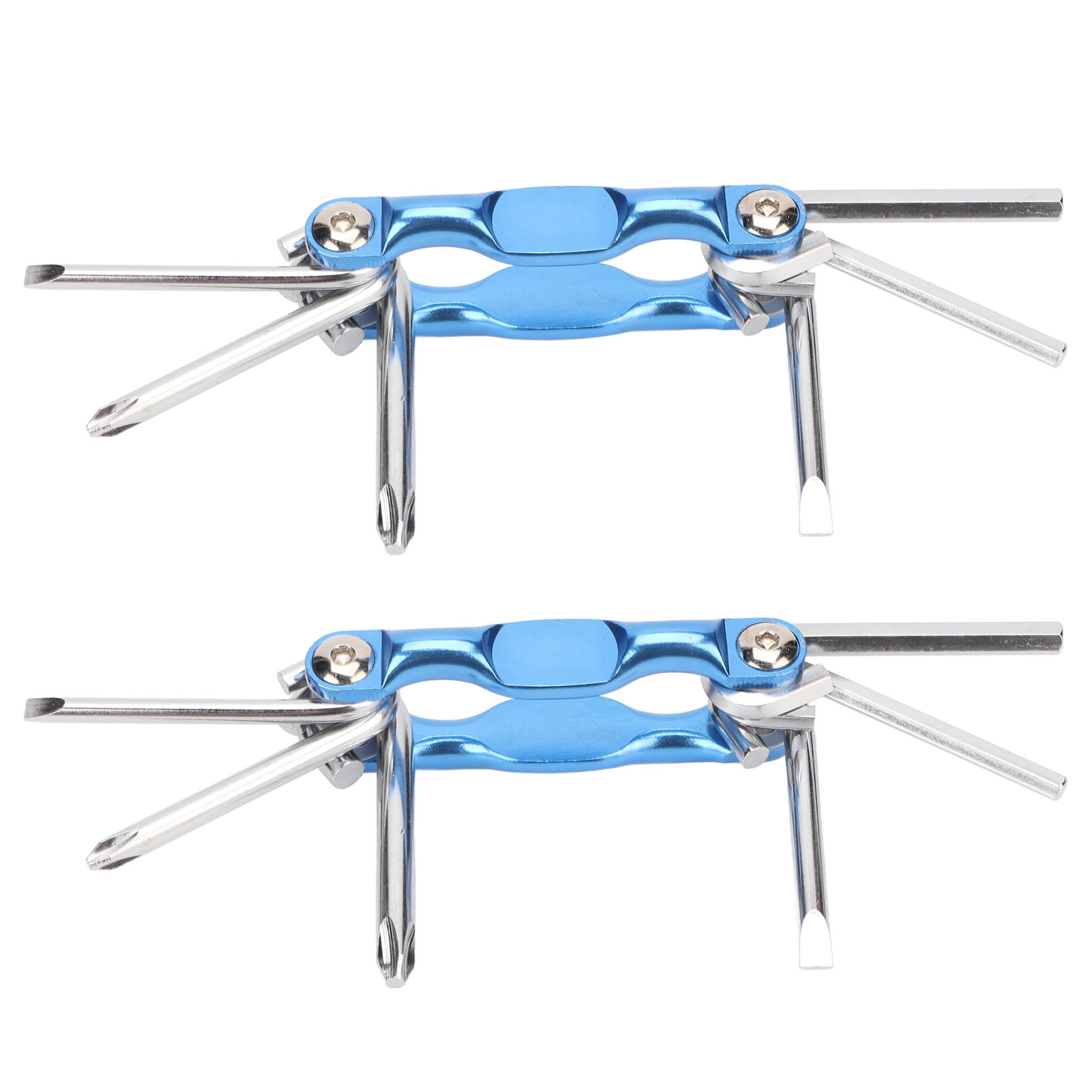 Folding Screwdriver Tool,2Pcs Fold Screwdriver Ergonomic Fold Screwdriver Folding Screwdriver Set Maximized Efficiency
