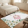thumbnail image 4 of Area Rugs 4'x6'. Birds Flowers Carpet Runner Indoor Outdoor Rugs Home Decor Aesthetic, Spring Wedding Love Heart Botanical Leaf Non Slip Mats Washable Accent Rug for Living Room Bedroom, 4 of 8