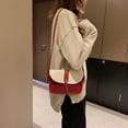 thumbnail image 5 of Bolso mini, bolso bandolera de un solo hombro pequeño Vino tinto, 5 of 5