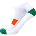thumbnail image 2 of Irish St Patrick's Day White No Show Footie Socks - Donegal Bay - Unisex - One Size - No-Show, 2 of 3