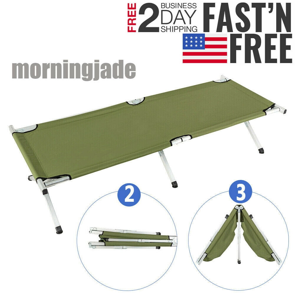 75 Lightweight Portable Military Fold Up Camping Bed Cot + Free Storage  Bag・勲Ax Weight 260Lbs - Walmart.com
