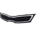 thumbnail image 3 of For 12-15 Rio Sedan 4-Door Front Grill Grille Assembly Black with Chrome Molding, 3 of 5
