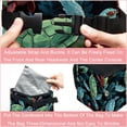 thumbnail image 4 of Turtle Seamless Foldable Car Trash Can with Lid, Leak-proof Mini Garbage Bin, Hanging Storage Bag, 4 of 6