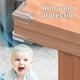thumbnail image 4 of Protector de esquinas de mesa de silicona de seguridad para bebés, cubierta protectora de bordes de muebles, protectores de bordes anticolisión transparentes para niños, 4 of 5