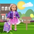 thumbnail image 4 of Set de juego de ropa y accesorios para muñecas de 18 pulgadas con maleta eBuddy, 4 of 6