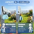 thumbnail image 3 of Doulami Battery Powered Sprayer, 2 Gallon Electric Garden Sprayer with 2.5Ah Battery, 3 Nozzles, 3 Adjustable Spray Modes, Water Pump Sprayers with Adjustable Shoulder Strap for Yard, Lawn and Garden, 3 of 8