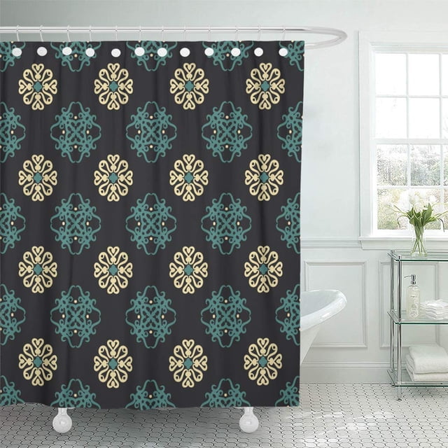 Tela de fondo ABPHQTO Beige Motivo para Decoupage Cortina de Ducha 160x180 cm