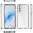 thumbnail image 2 of CaseBorne ArmadilloTek S Compatible with Samsung [Galaxy S21 FE 5G] Hybrid Clear Case (2022 Release) - Pure Clear, 2 of 4