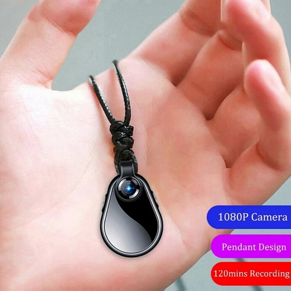Mini FHD 1080P Wearable Necklace Pandent Mini Body Camera Voice Video Recorder