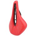 thumbnail image 2 of Funda de gel transpirable para el asiento de la bicicleta de montaña con puntos rojos y blancos para máxima comodidad, 2 of 8