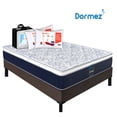 thumbnail image 1 of Colchon Individual Ortopedico Dormez Silc + Box Tapiz Tela Cafe + 2 Almohadas Standart, 1 of 5