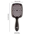 thumbnail image 4 of Cepillo para desenredar el cabello, cepillo hueco para salón de casa, herramientas prácticas de peluquería, 4 of 8