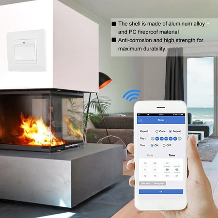 Lhcer Smart Light Switch 100 240v Wifi Phone Remote Control For Alexa Google Home Ifttt Eu Plug Canada - Smart Switch For Gas Fireplace Lhcer Smart Light Switch 100 240v Wifi Phone Remote Control For Alexa Google Home Ifttt Eu Plug Canada - Smart Switch For Gas Fireplace