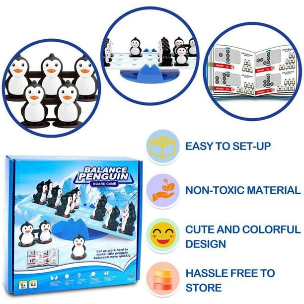 Kids Balance Penguin Board Game for Children Odorless Easy To Learning Math  Games Educational Learning Toy Gift for Boys and Girls