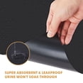 thumbnail image 5 of WANALIT Cat Litter Mat,47" x 30" Large Litter Trapping Mat Keep Floor Clean,Waterproof Pet Pad,Kitten Supplies for Indoor Cats & Dogs,Soft on Paws,Black, 5 of 6