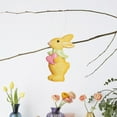 thumbnail image 1 of Easter Bunny Rabbit Figurine Hanging Ornament for Tree - Easter Bunnies for Tree Decoration, Easter Home Decor Hanging Easter Tree Eggs Bunny Ornament Easter Holiday Home Decor-B, 1 of 6