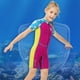 thumbnail image 3 of Soidarity Traje de neopreno para niños, traje de baño de una pieza de manga corta con cuello Multicolor para niñas, traje de baño para nadar y Deportes acuáticos Rojo púrpura XXL Soidarity OD003646-05, 3 of 6