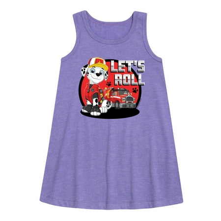 

Paw Patrol - Let s Roll Marshall - Toddler and Youth Girls A-line Dress