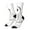 2 Black-2, variant on Cute Ghost Simple Drawing Print Adult Socks,Crew Socks,Casual Calf Socks,Daily Wear Socks for Men & Women, Perfect for Sports, Casual and Everyday Use