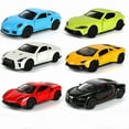 thumbnail image 2 of 1:43 Diecast Alloy Car Model Metal Pull Back Simulation Car Toy Boy Sports Car Ornament with to Open the Door Toys for Kids, 2 of 9