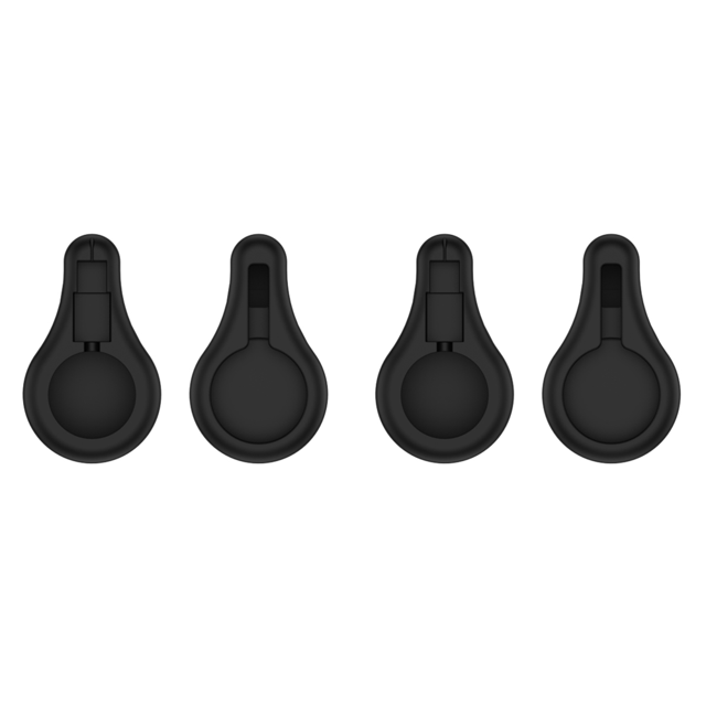 Cubierta Protectora Cargador Silicona Enrollador Cable para Cargador Oura Ring Gen3 (negro)