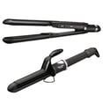 thumbnail image 3 of Kit Profesional BabylissPRO Porcelain Ceramic Flat Iron 1" + Curling Iron 1¼" – Alisado y Rizado Perfecto, 3 of 7