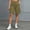 Army Green, variant on Cotton Blend Shorts for Women Zip Fly Women's Cargo Shorts with Belt Loop Pockets for Summer Casual Work Travel Navy M(M)