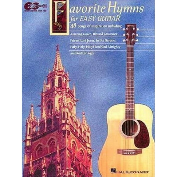 Favorite Hymns for Easy Guitar, (Paperback)